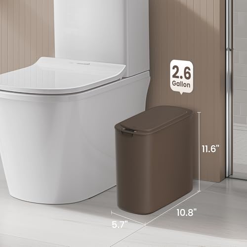 Automatic Motion Sensor 2.6 Gallon Touchless Trash Can White W408