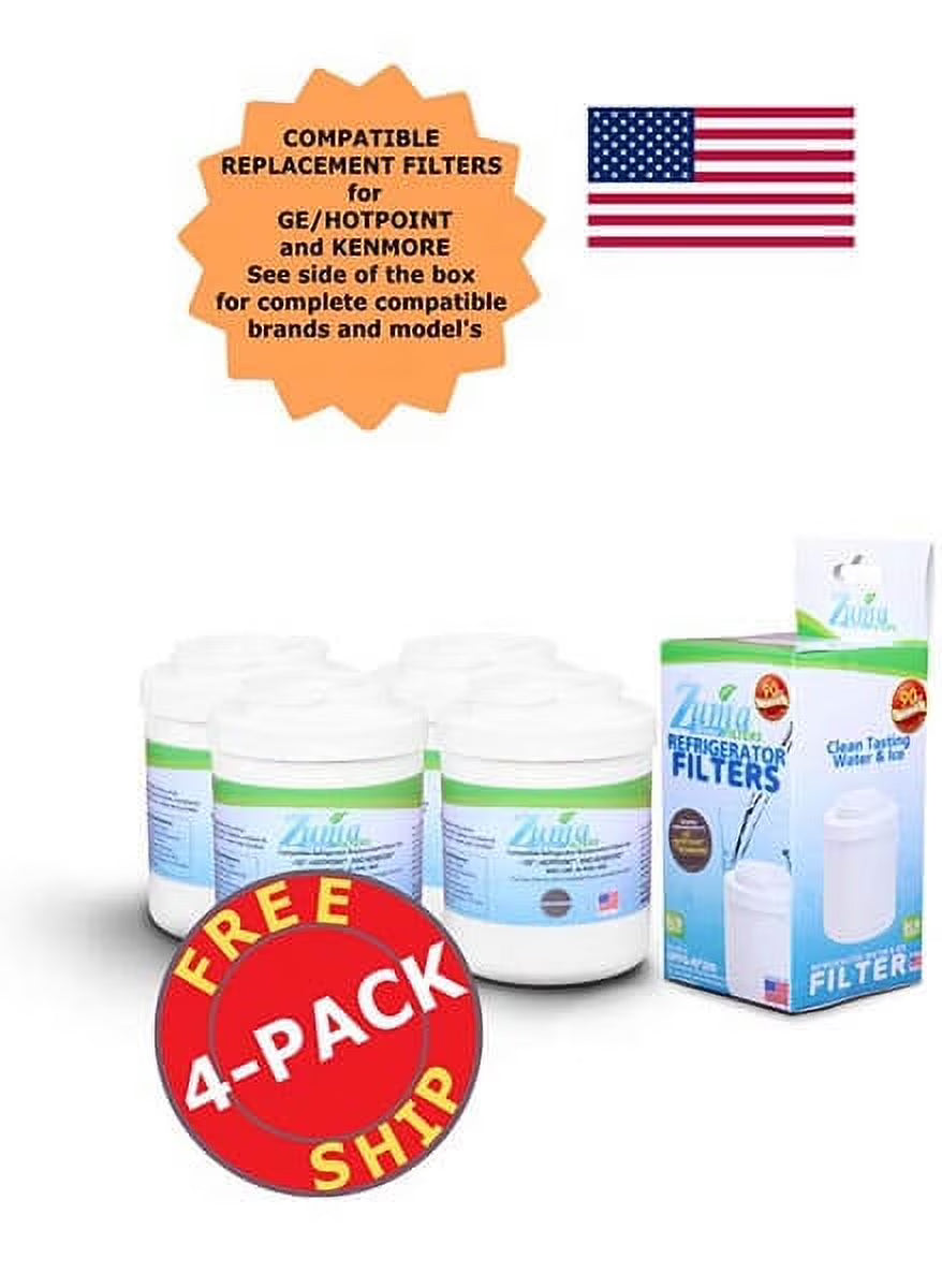 4 Pack Water and Ice Filter D418
