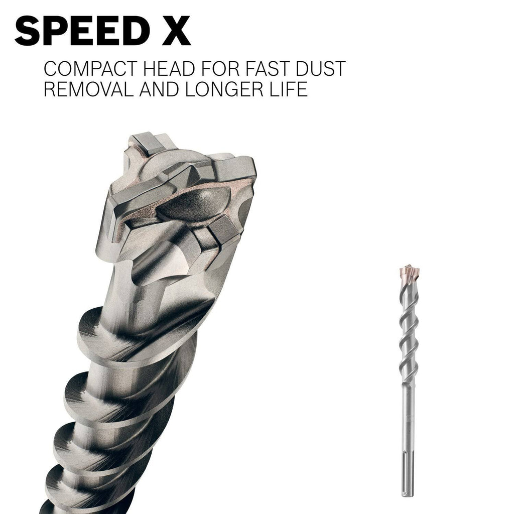 SDS Max Core Bit with Shank, 3 9/16 In, 12 L Q22192