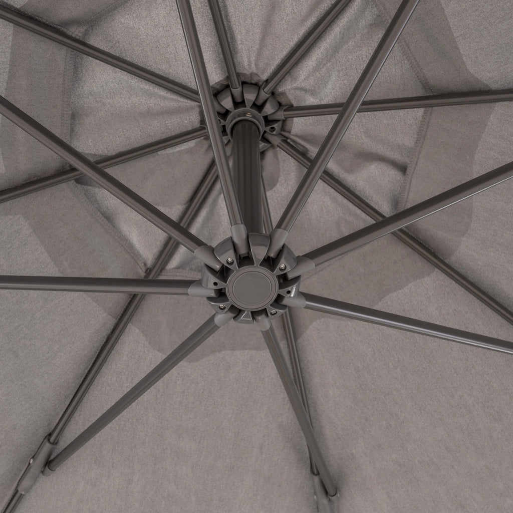 Canopy with Aluminum Pole and Dark Grey Plastic Base F66438