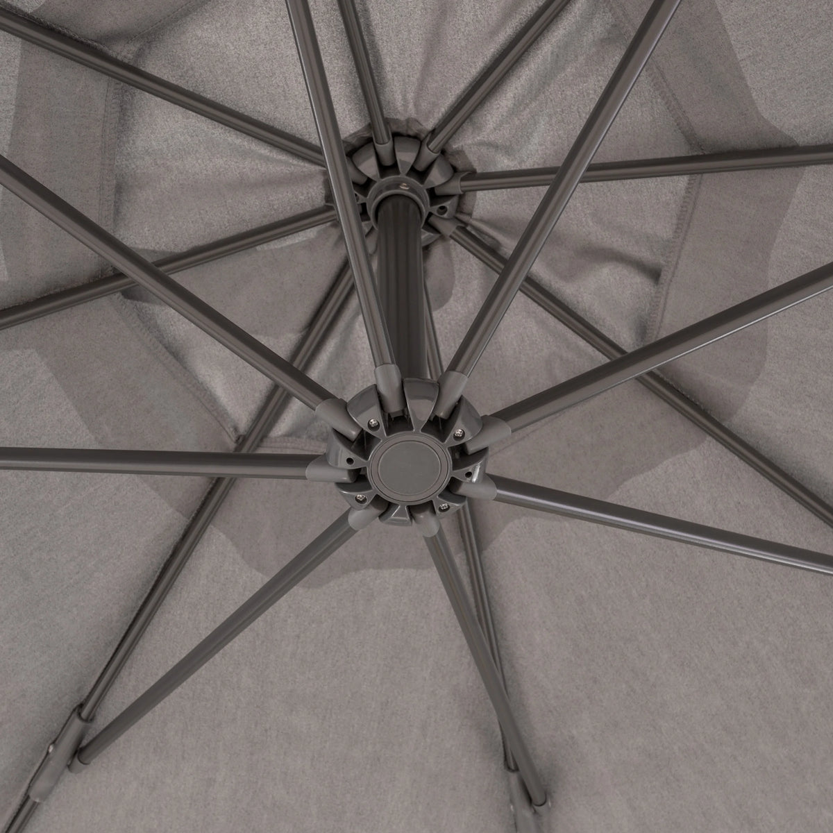Canopy with Aluminum Pole and Dark Grey Plastic Base F66438