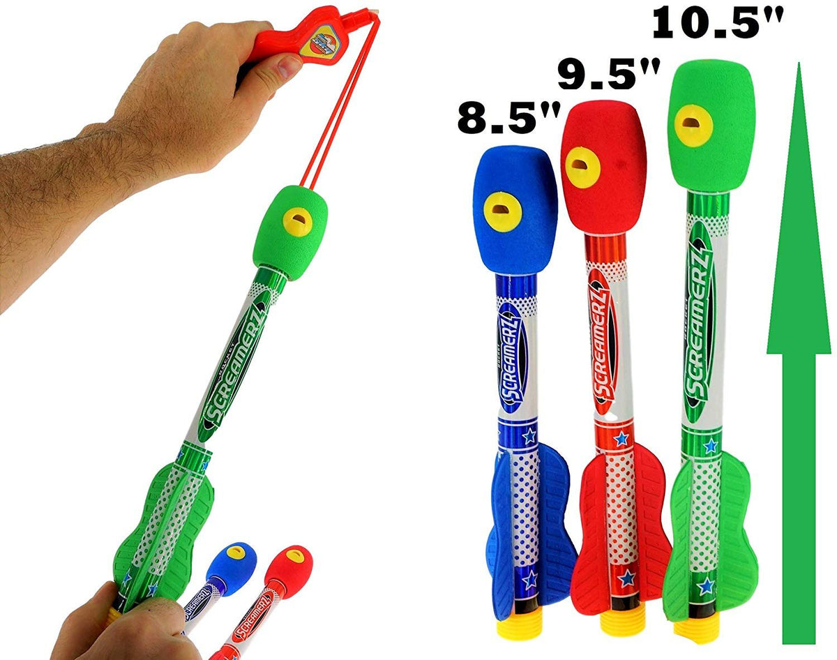 Assorted Plastic Rocket Screamer, Pack of 12 N823