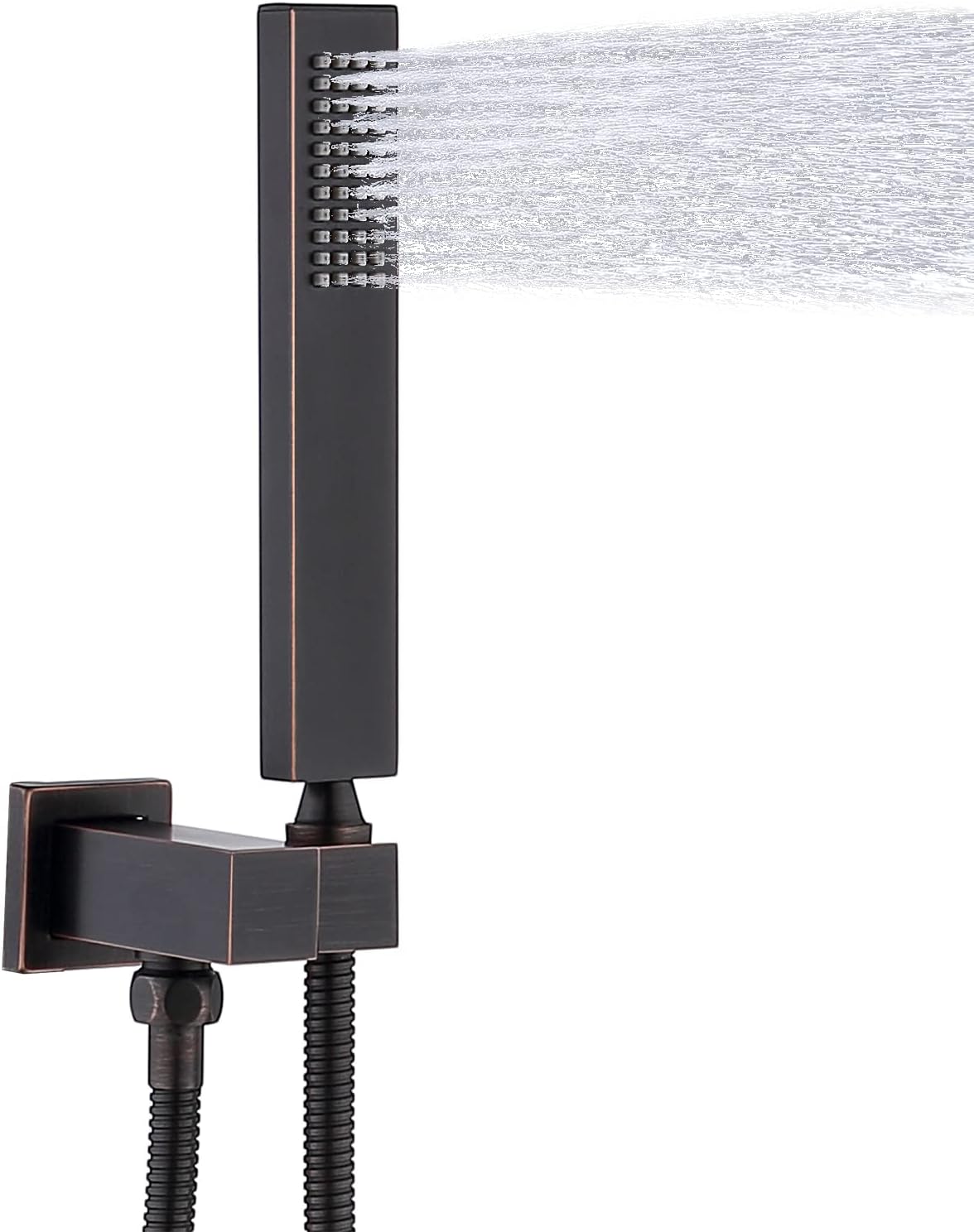 Brass Handheld Shower Head Set Oil Rubbed Bronze with 60 inches Flexible Hose Pack of 2 O5939