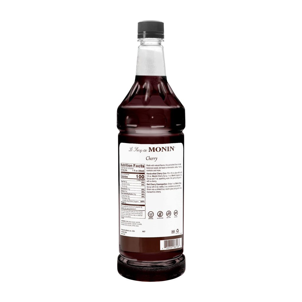 Cherry Flavored Syrup, 33.8-Ounce Plastic Bottle I23528