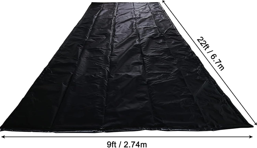 Black Garage Containment Mats 7'9'' X 18' O7989