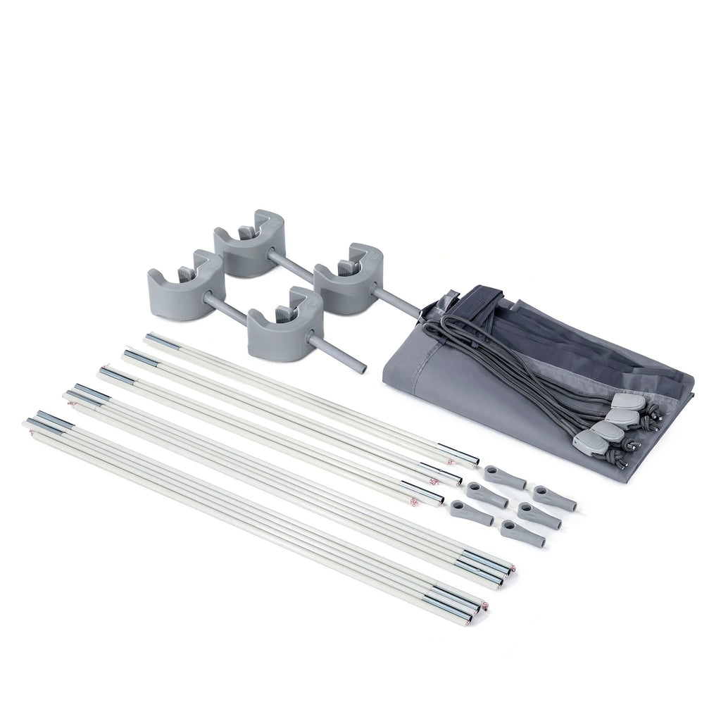 12 x 30 Metal Frame Set Swimming Pool with Filter Pump N65775