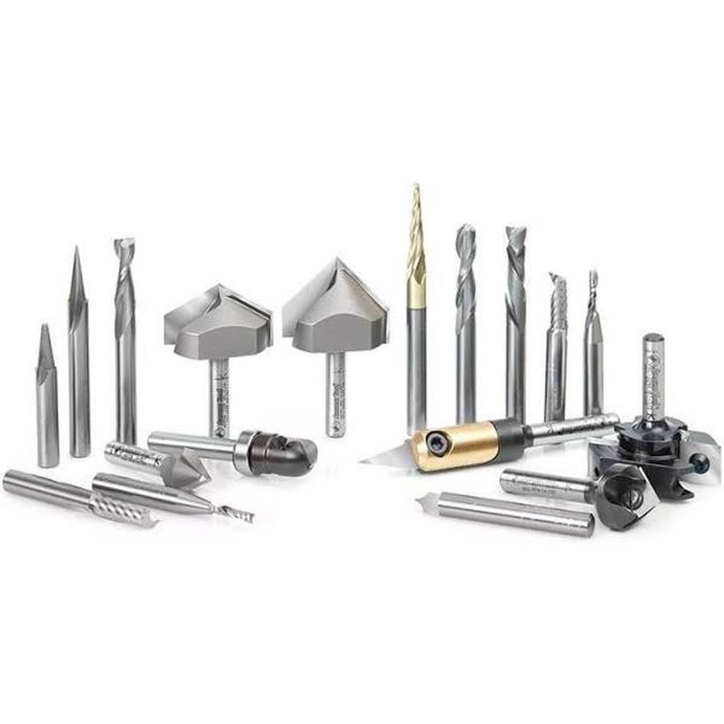 18-Pc CNC Router Bit Collection, 1/4 Shank I886540