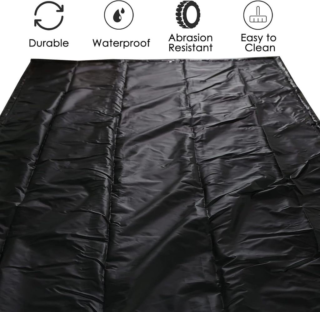 Black Garage Containment Mats 7'9'' X 18' O7989