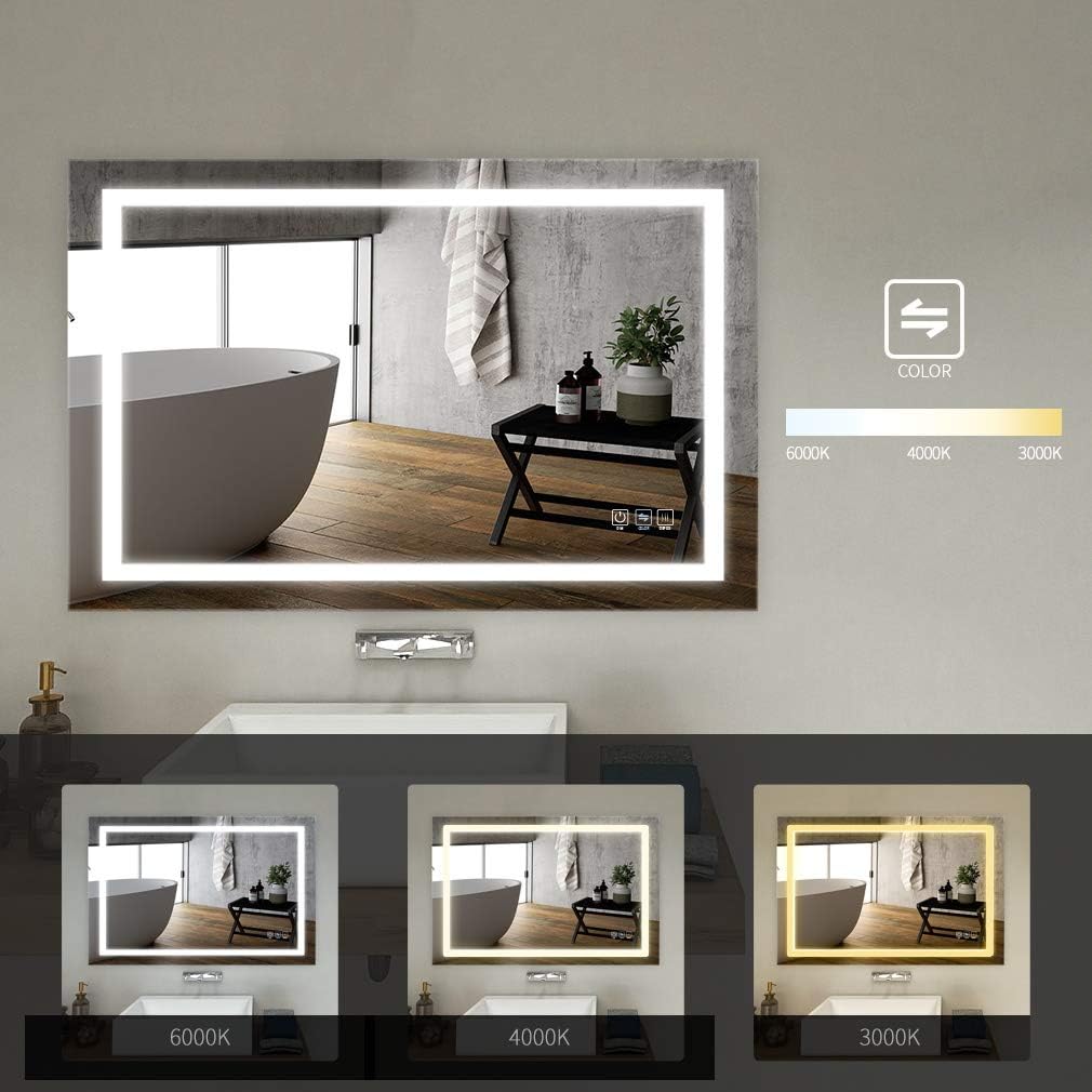 LED Lighted Bathroom Mirror I749