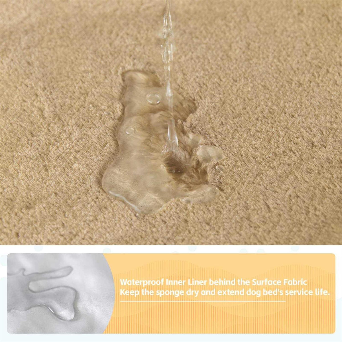 Extra Large Dog Bed with Removable Washable Cover U924538