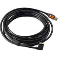 15' USB 3.0 A Male to Micro-USB Right-Angle Cable Black T8073
