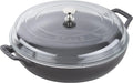Braiser With Glass Lid, 3.5-Qt, Matte Black J6966