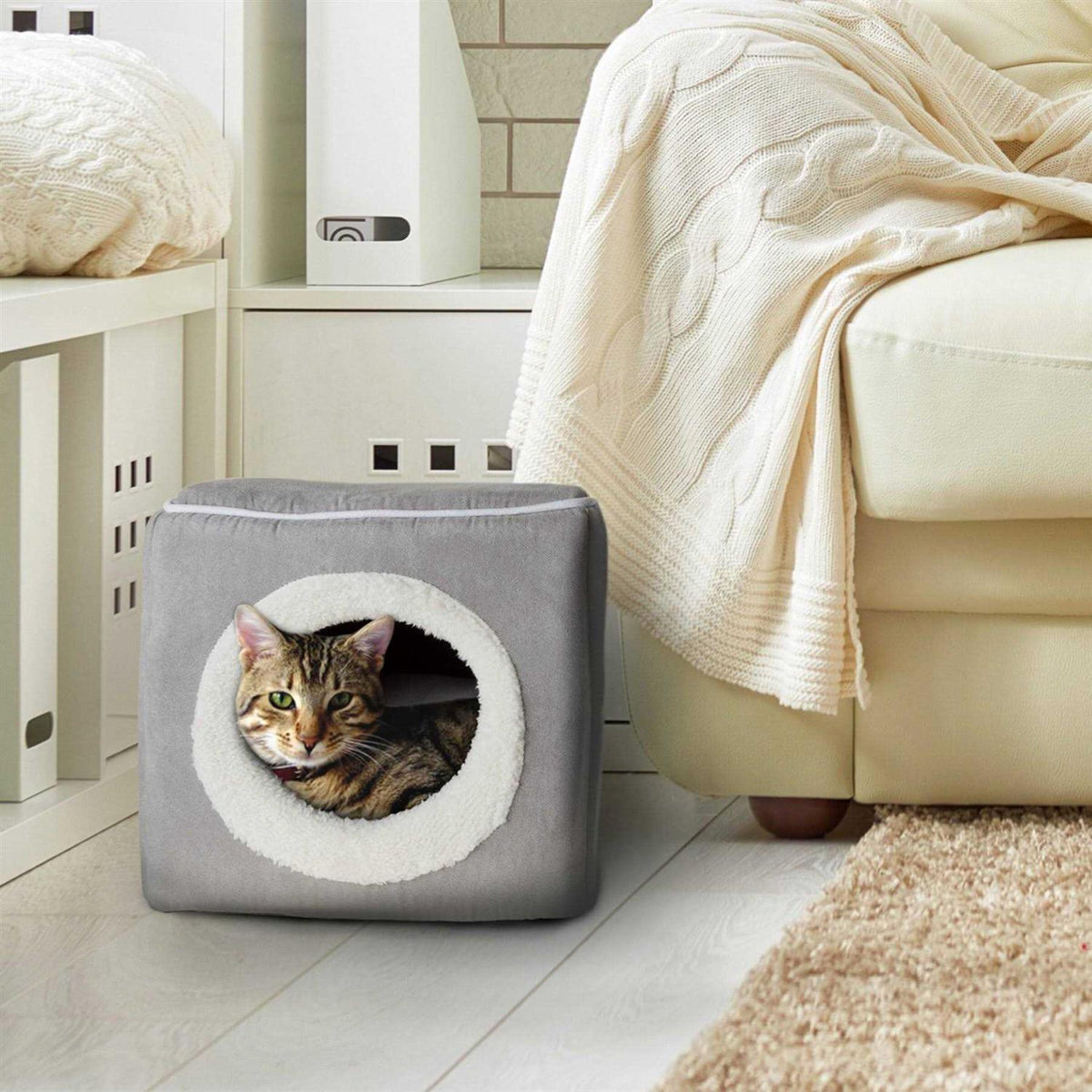 Indoor Cat Pet Bed Cave L9176