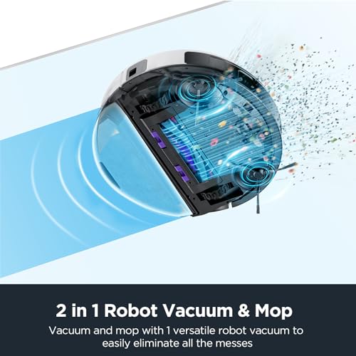 Robot Vacuum and Mop Combo with Self Emptying Station J174