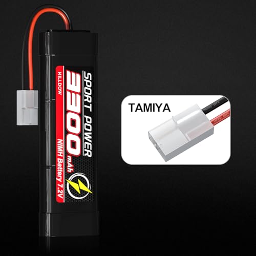 7.2V 3300mAh NiMH RC Battery 2 Packs N626650