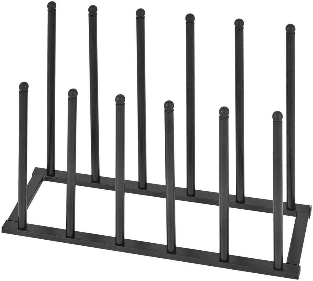 6-Pair Black Metal Boot Shoes Storage Rack X18815
