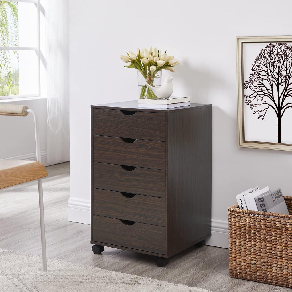 Gray 6 Drawer Office Storage Cabinet R182059