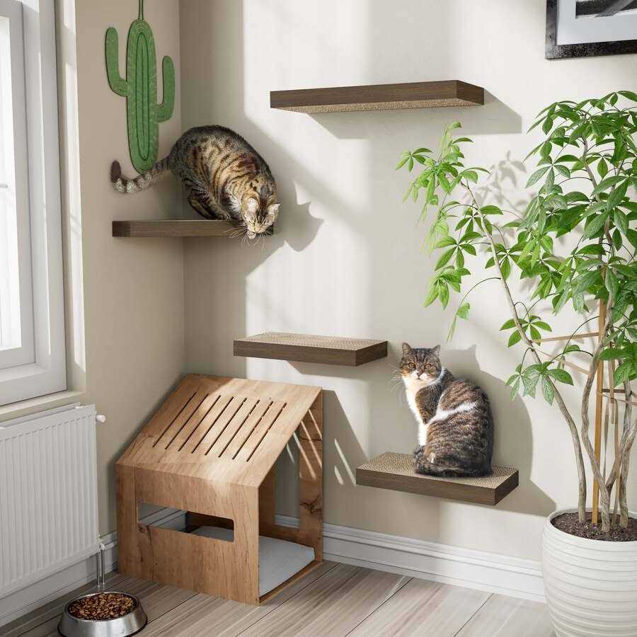 Cat Scratcher Floating Shelf Combo D767