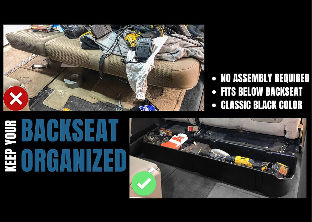 Under Seat Storage Box for Ford F-150 SuperCrew and SuperDuty Crew Cab K2388