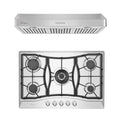 2 Piece Kitchen Appliances Package with 30" Gas Cooktop and 36" Under Cabinet Range Hood U319903