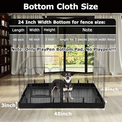 32" H 8 Panels Dog Playpen with Storage Bag E623