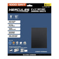 9 in. x 11 in. 1000-Grit Wet/Dry Sanding Sheets Silicon Carbide 5-Pack I535