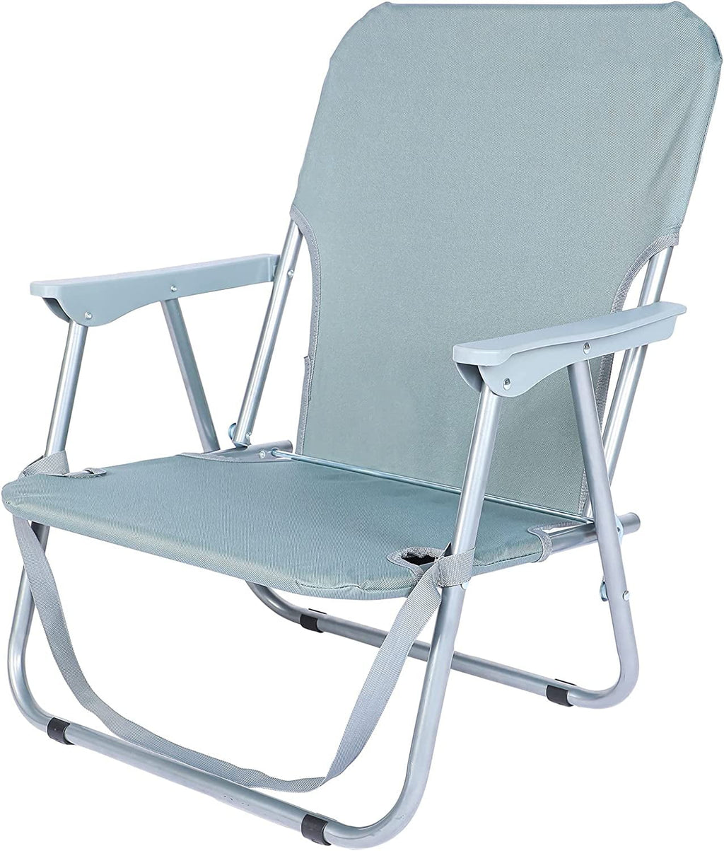 Folding Beach Lawn Chairs 600D Oxford Steel Frame K344