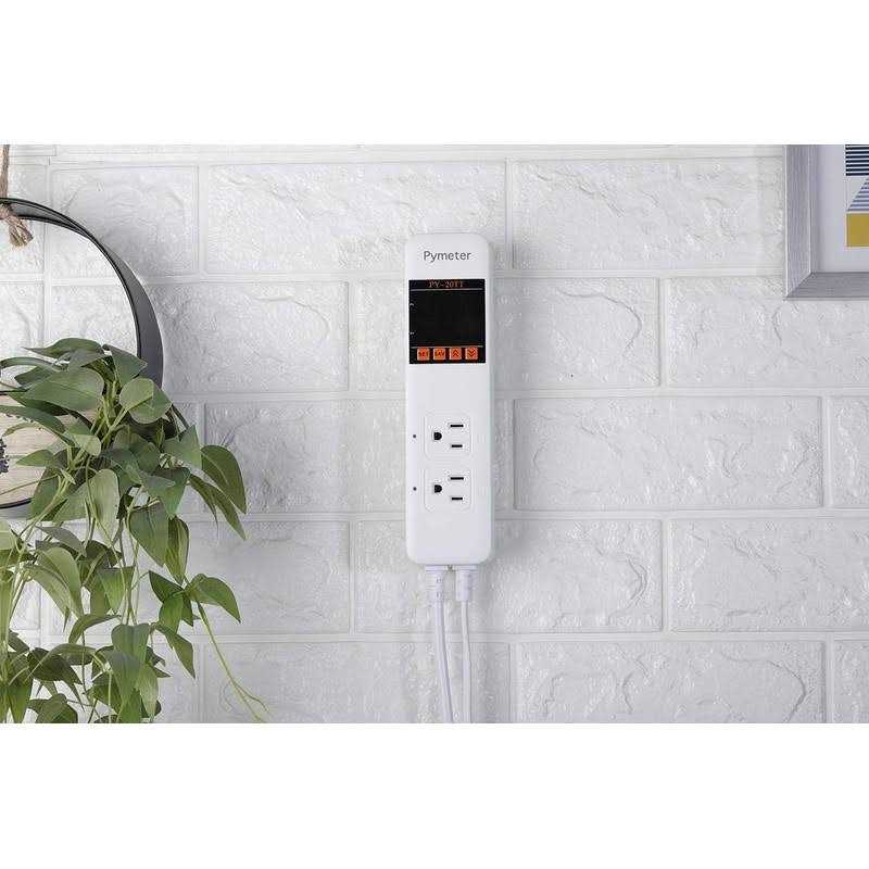 Digital Temperature Controller Dual Probe Thermostat Outlet Y200