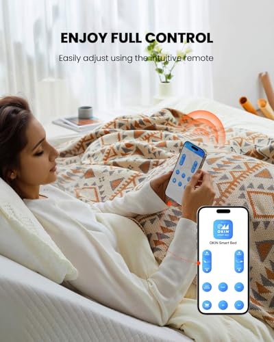 Queen Adjustable Bed Frame with Massage, Wireless Remote, USB Ports Y71201
