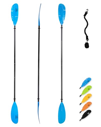 Adjustable Fishing Kayak Paddle with Paddle Leash H747279