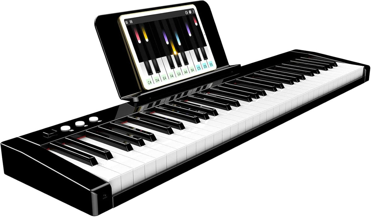 61 Key Portable Digital Piano with Built-In Speakers I44586
