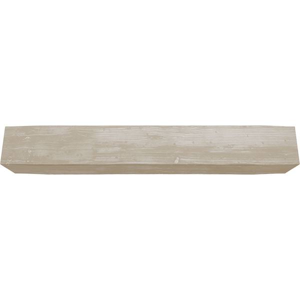 White Washed Faux Wood Fireplace Mantel B494