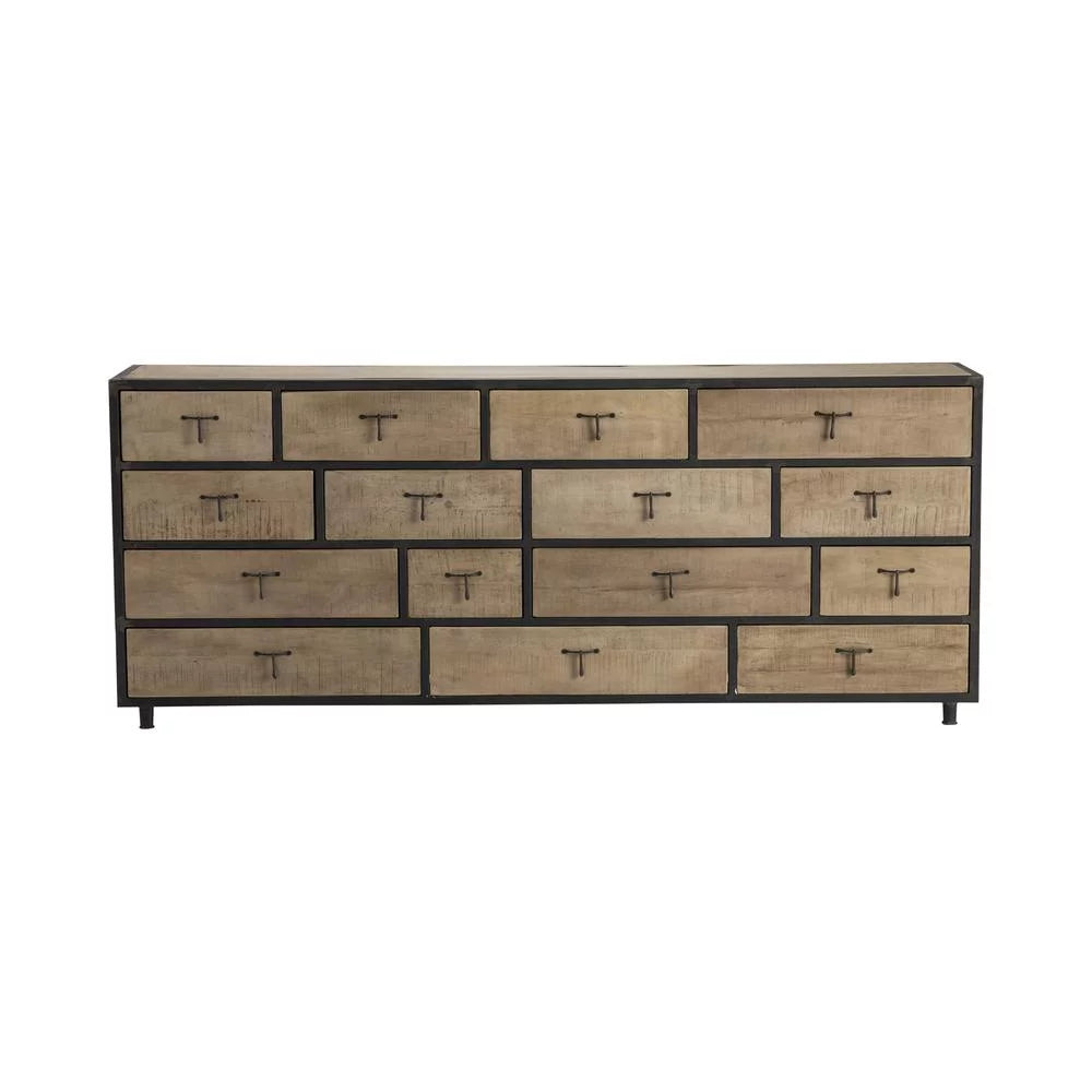Wood & Metal Drawer Chest H47379