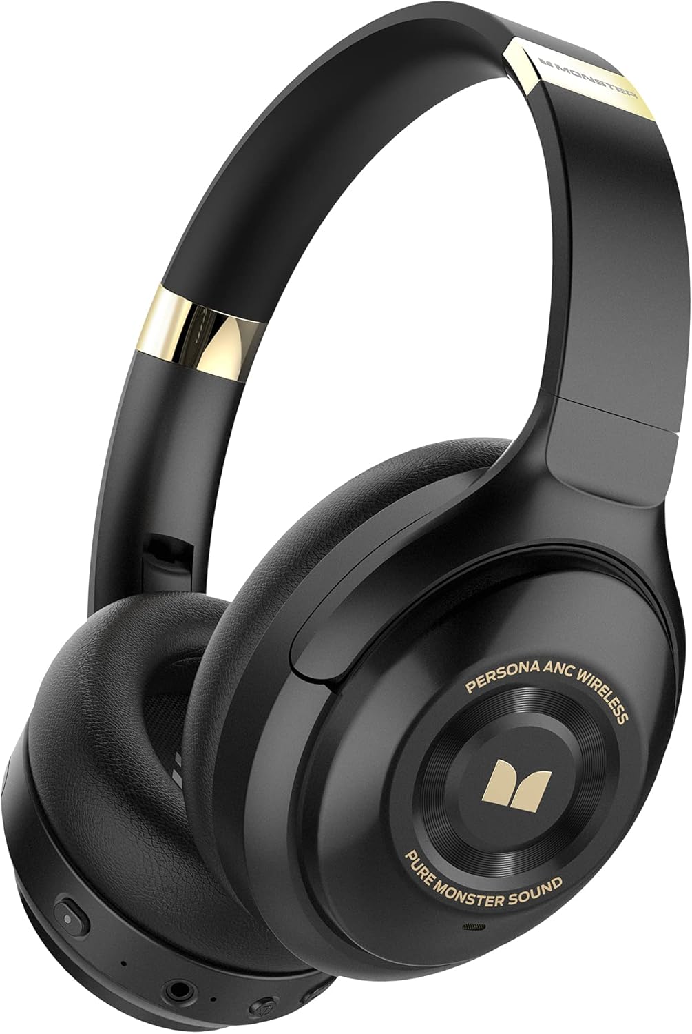 Active Noise Cancelling Wireless Over Ear Bluetooth Headphones F6309