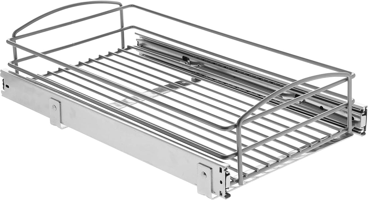 Frosted Nickel Cabinet Organizer Pack of 2 Z2462