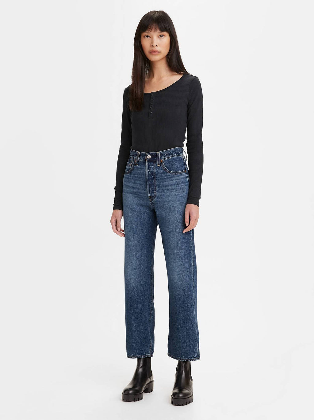 Ribcage Straight Ankle Jeans M8568