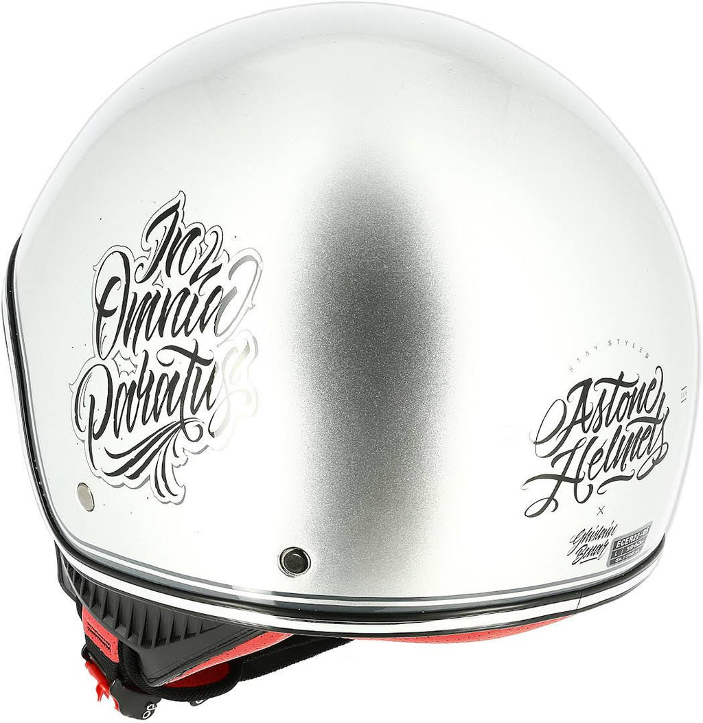 Silver M Jet Helmet B21099
