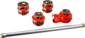 Ratchet Threader Set, 1/2-Inch to 1-1/4-Inch NPT Pipe Threading Dies and Manual Ratcheting Pipe Threader with Carrying Case U712091