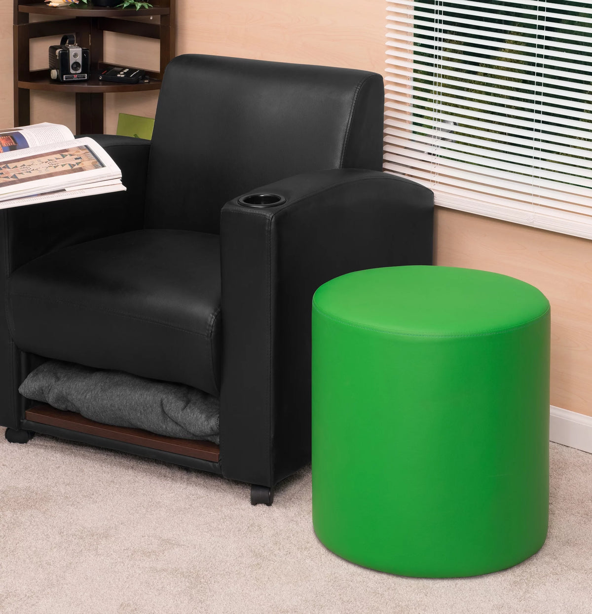Upholstered Round Ottoman G161396