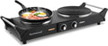 1800W Double Burner Hot Plate with Adjustable Temperature Q98905