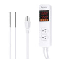 Digital Temperature Controller Dual Probe Thermostat Outlet Y200