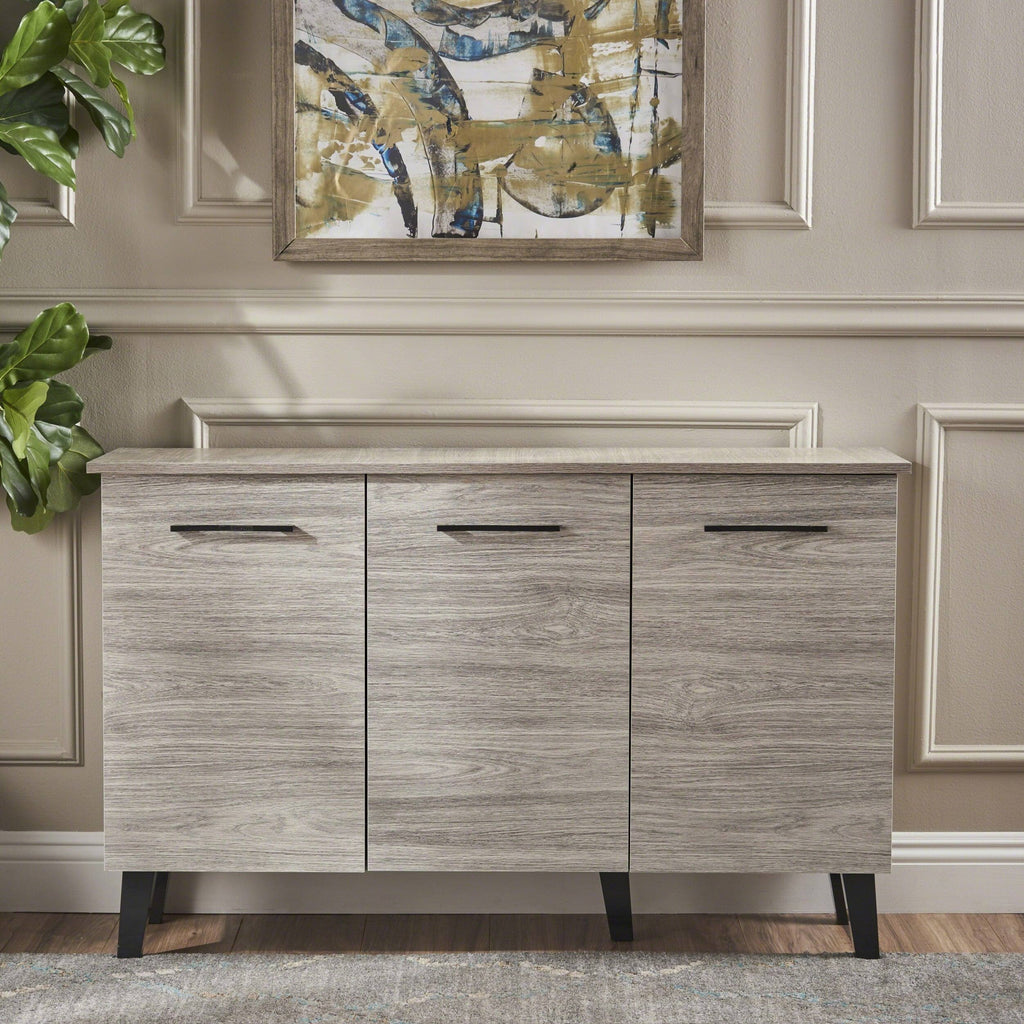 Grey Wood Cabinet J161