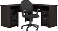 60W L Desk with Chair, Heather Gray O552