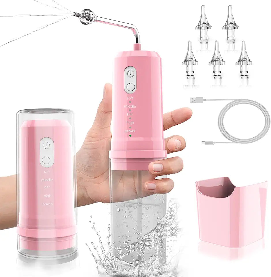 Electric Ear Wax Removal Kit with 4 Modes IPX7 Waterproof Pink G89814