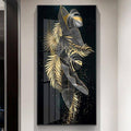 Leaves Wall Art Canvas Painting H398
