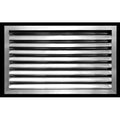 36 inch x 12 inch Aluminum Outdoor Weather Proof Louver A648852