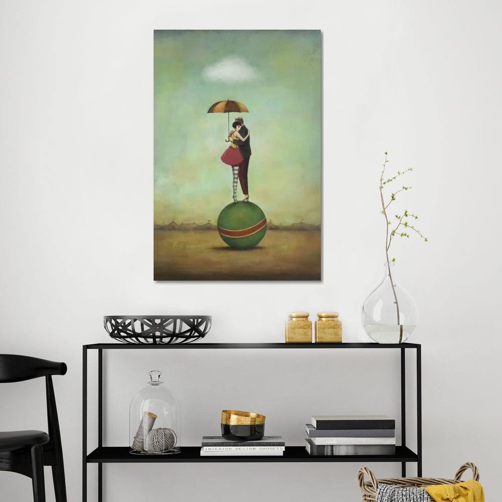 Circus Romance Canvas Wall Decor Prints Z403409
