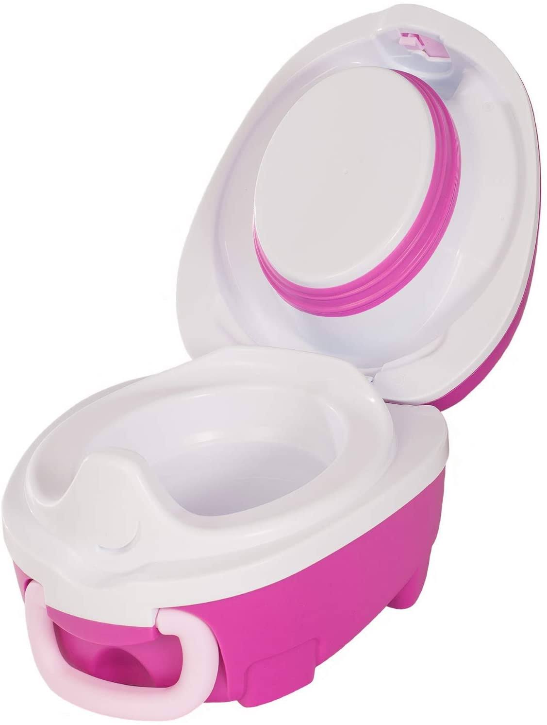 Pink Travel Potty Portable Toddler Toilet Seat U98397