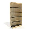 Natural Maple 4 Shelves Standard Bookcase L836