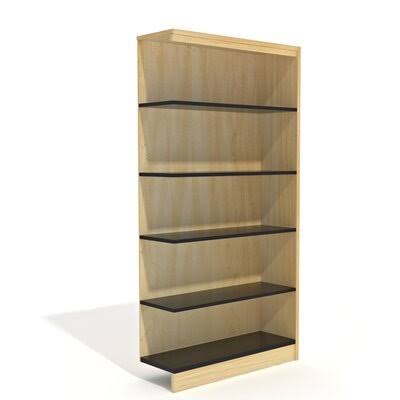 Natural Maple 4 Shelves Standard Bookcase L836
